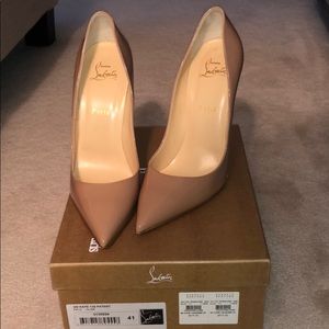 Christian Louboutin Beige Patent Heels